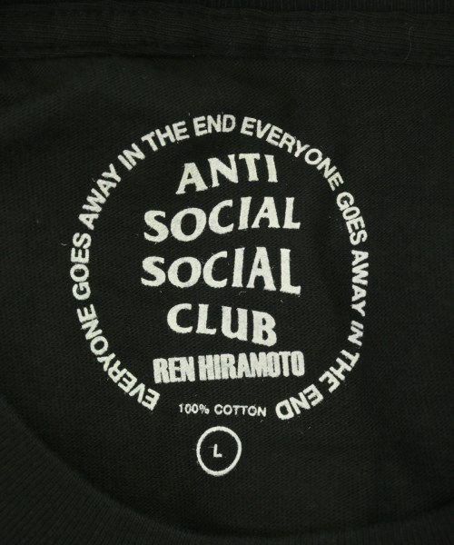 ANTI SOCIAL SOCIAL CLUB（アンチソーシャルソーシャルクラブ）Tシャツ・カットソー 黒 サイズ:L メンズ/2200703619204