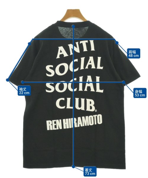 ANTI SOCIAL SOCIAL CLUB（アンチソーシャルソーシャルクラブ）Tシャツ・カットソー 黒 サイズ:L メンズ/2200703619204