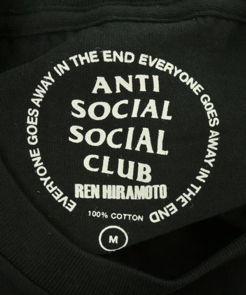 ANTI SOCIAL SOCIAL CLUB（アンチソーシャルソーシャルクラブ）Tシャツ・カットソー 黒 サイズ:M メンズ/2200703619228