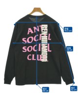 ANTI SOCIAL SOCIAL CLUB（アンチソーシャルソーシャルクラブ）Tシャツ・カットソー 黒 サイズ:M メンズ/2200703619228