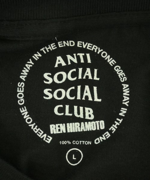 ANTI SOCIAL SOCIAL CLUB（アンチソーシャルソーシャルクラブ）Tシャツ・カットソー 黒 サイズ:L メンズ/2200703619235