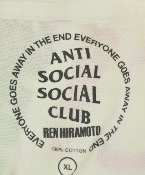 ANTI SOCIAL SOCIAL CLUB（アンチソーシャルソーシャルクラブ）Tシャツ・カットソー 白 サイズ:XL メンズ/2200703619242