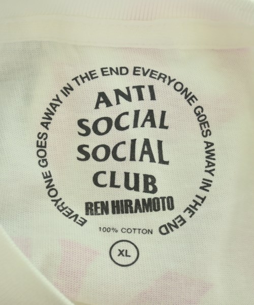 ANTI SOCIAL SOCIAL CLUB（アンチソーシャルソーシャルクラブ）Tシャツ・カットソー 白 サイズ:XL メンズ/2200703619297