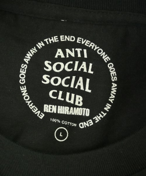 ANTI SOCIAL SOCIAL CLUB（アンチソーシャルソーシャルクラブ）Tシャツ・カットソー 黒 サイズ:L メンズ/2200703619310