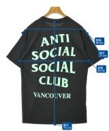ANTI SOCIAL SOCIAL CLUB（アンチソーシャルソーシャルクラブ）Tシャツ・カットソー 黒 サイズ:M メンズ/2200707307121