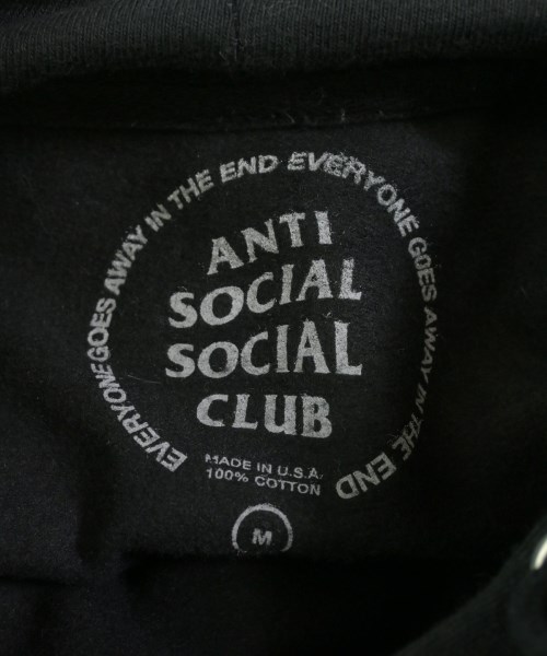 ANTI SOCIAL SOCIAL CLUB（アンチソーシャルソーシャルクラブ）パーカー 黒 サイズ:M メンズ/2200707379036