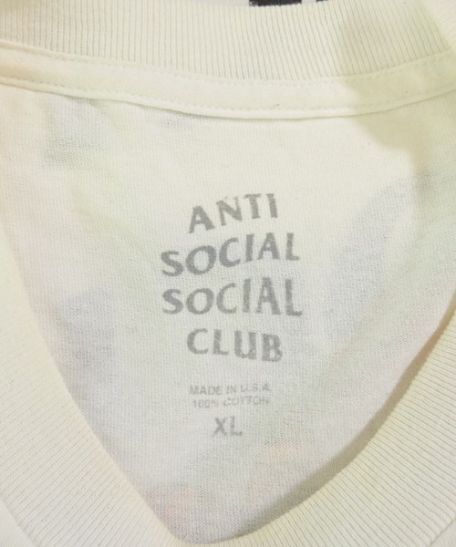 ANTI SOCIAL SOCIAL CLUB（アンチソーシャルソーシャルクラブ）Tシャツ・カットソー 白 サイズ:XL メンズ/2200681989115