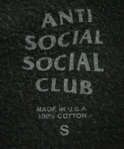 ANTI SOCIAL SOCIAL CLUB（アンチソーシャルソーシャルクラブ）パーカー 黒 サイズ:S メンズ/2200682413015