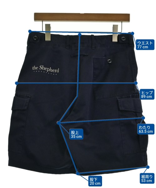 the Shepherd（ザシェパード）ショートパンツ 紺 サイズ:-(S位) メンズ/2200655514077