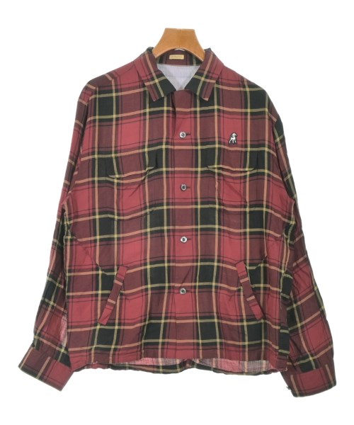 the Shepherd(ザシェパード)カジュアルシャツ 赤 サイズ:3(L位)/2200664252021