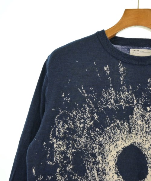 A.FOUR Labs（エー・フォーラブス）ニット・セーター 紺 サイズ:L メンズ/2200631267058