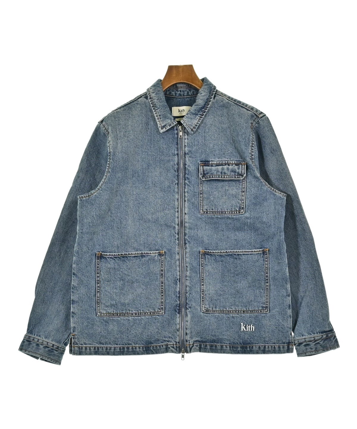 KITH（キス）デニムジャケット 青 サイズ:L メンズ/2200638586022