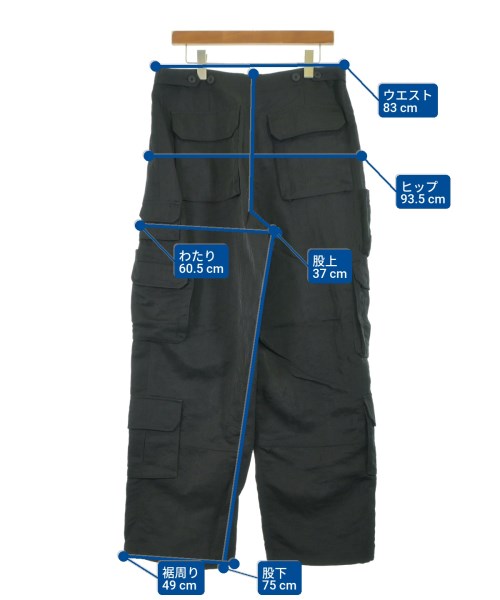 KITH（キス）カーゴパンツ 黒 サイズ:29(S位) メンズ/2200537466081