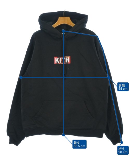 KITH（キス）パーカー 黒 サイズ:L メンズ/2200620409223