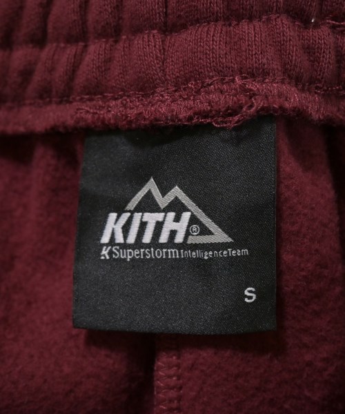 KITH（キス）スウェットパンツ 赤 サイズ:S メンズ/2200609438077