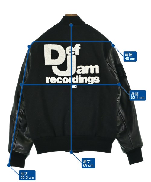 KITH（キス）スタジャン 黒 サイズ:M メンズ/2200669845037