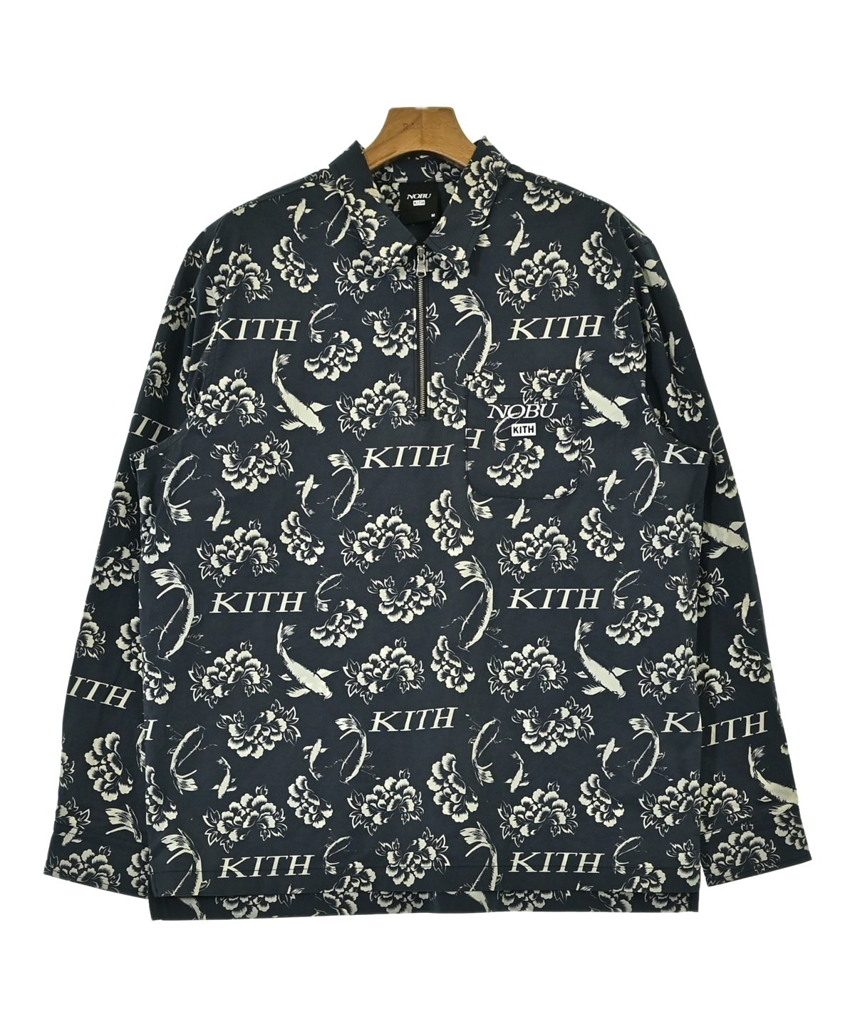 KITH（キス）カジュアルシャツ 紺 サイズ:M メンズ/2200695492021