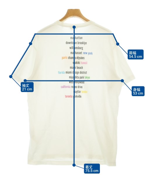 KITH（キス）Tシャツ・カットソー 白 サイズ:L メンズ/2200687654024