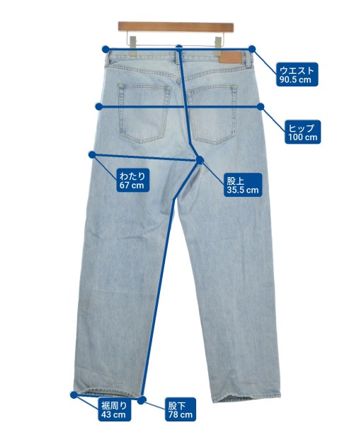 KITH（キス）デニムパンツ 青 サイズ:34(XL位) メンズ/2200645513226