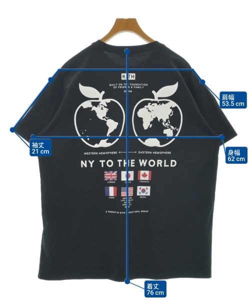 KITH（キス）Tシャツ・カットソー 黒 サイズ:XL メンズ/2200648816058
