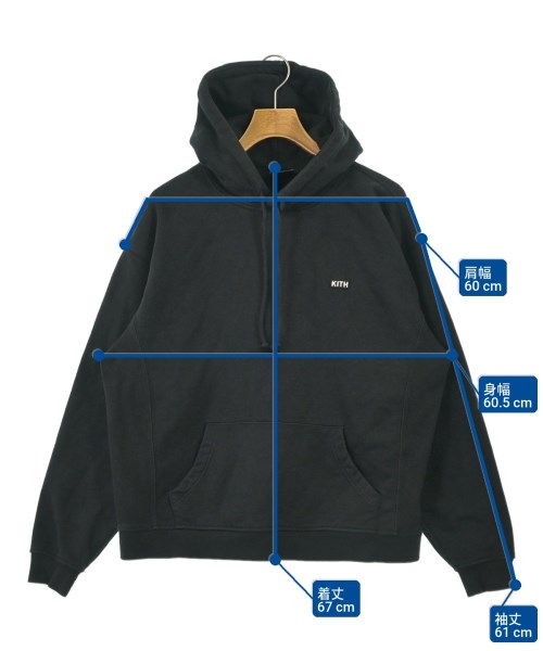 KITH（キス）パーカー 黒 サイズ:L メンズ/2200665588099
