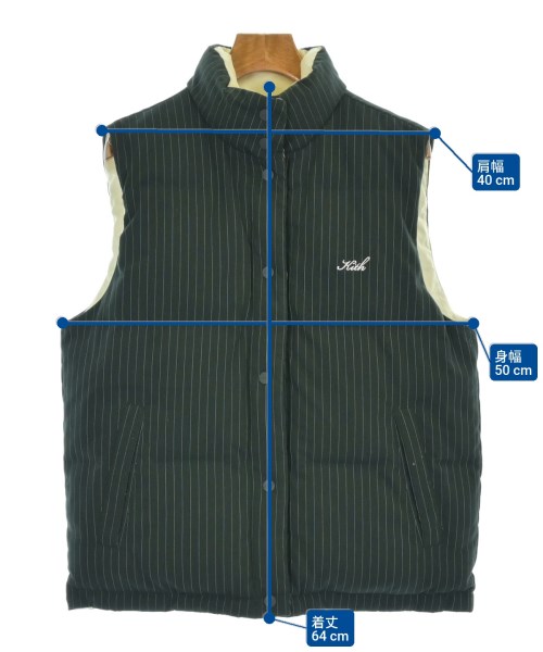 KITH（キス）ダウンジャケット/ダウンベスト 緑 サイズ:XS レディース/2200669272024