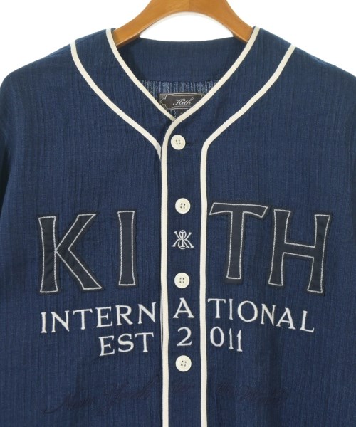 KITH（キス）カジュアルシャツ 紺 サイズ:M メンズ/2200726713026
