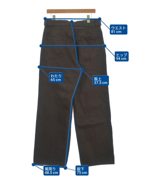 KITH（キス）デニムパンツ 茶 サイズ:32(L位) メンズ/2200682430036