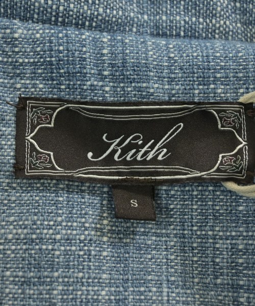 KITH（キス）カジュアルシャツ 青 サイズ:S メンズ/2200686647058