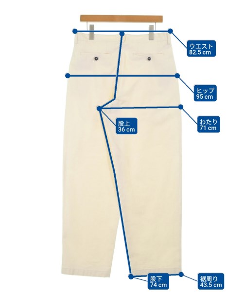 Noah（ノア）その他 白 サイズ:32(L位) メンズ/2200557970025