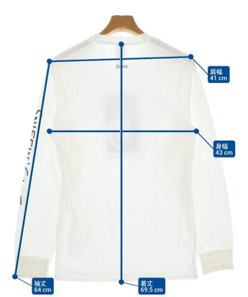 Noah（ノア）Tシャツ・カットソー 白 サイズ:S メンズ/2200624026037