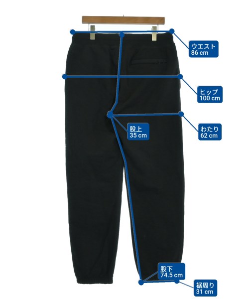 Noah（ノア）スウェットパンツ 黒 サイズ:XL メンズ/2200638523034