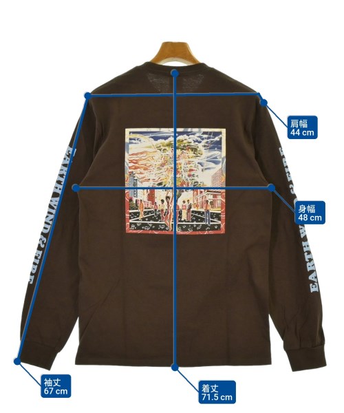 Noah（ノア）Tシャツ・カットソー 茶 サイズ:M メンズ/2200627521980