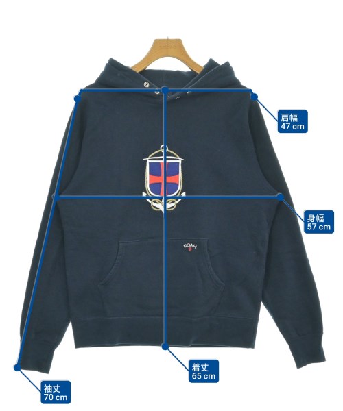 Noah（ノア）パーカー 紺 サイズ:M メンズ/2200621644029