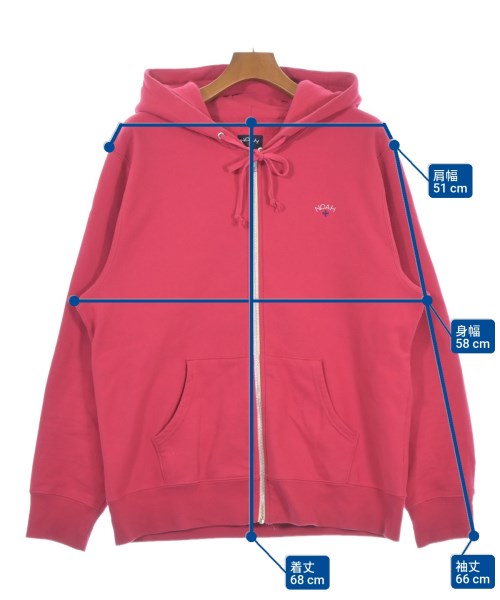 Noah（ノア）パーカー 赤 サイズ:L メンズ/2200632788019