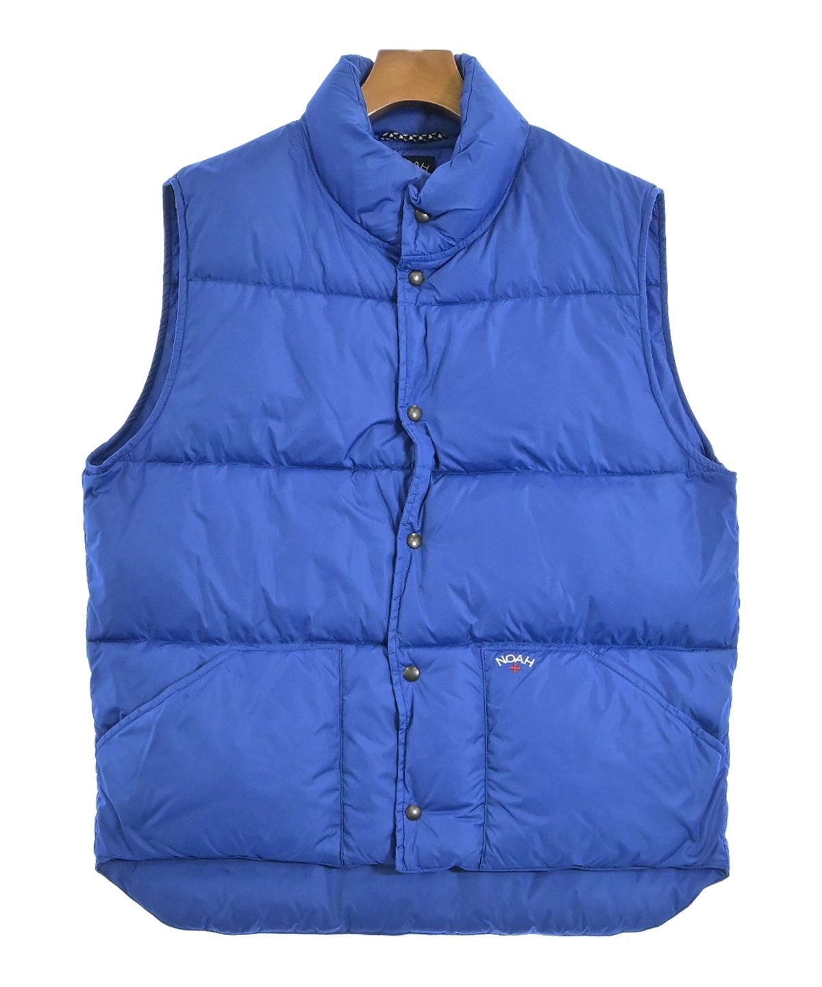 青色 ダウンベスト Lサイズ　サイズ5 Noah（ノア）ダウンジャケット/ダウンベスト 青 サイズ:M メンズ