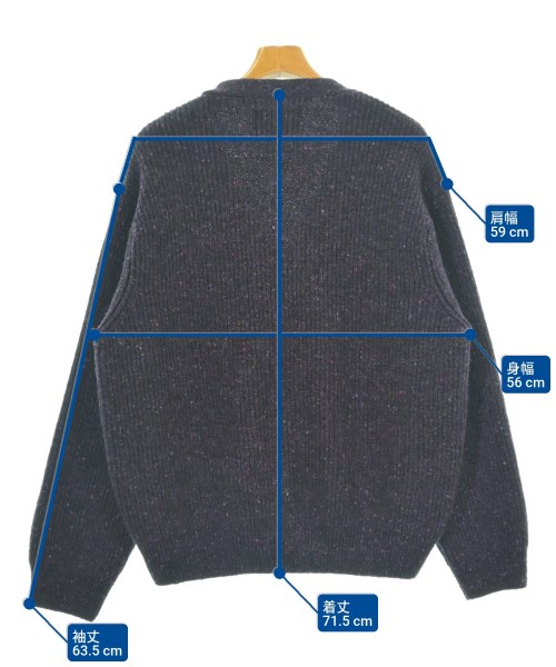 Noah（ノア）カーディガン 紫 サイズ:L メンズ/2200679644033