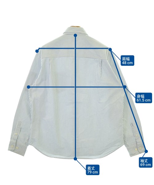 Noah（ノア）カジュアルシャツ 青 サイズ:L メンズ/2200679644057