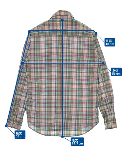 Noah（ノア）カジュアルシャツ 緑 サイズ:M メンズ/2200648740049