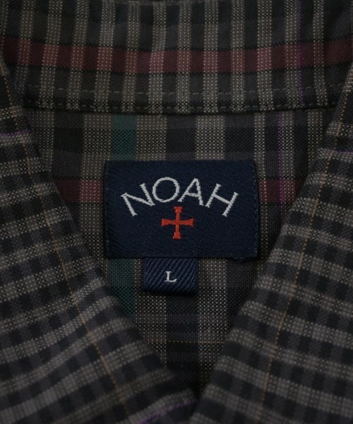 Noah（ノア）カジュアルシャツ グレー サイズ:L メンズ/2200655550112