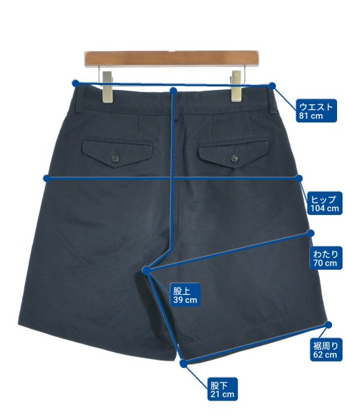 Noah（ノア）ショートパンツ 紺 サイズ:32(L位) メンズ/2200655550129