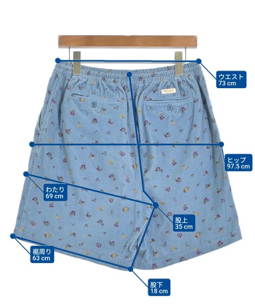 Noah（ノア）ショートパンツ 青 サイズ:M メンズ/2200655550136