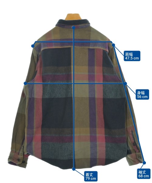 Noah（ノア）カジュアルシャツ 紺 サイズ:XL メンズ/2200657069070