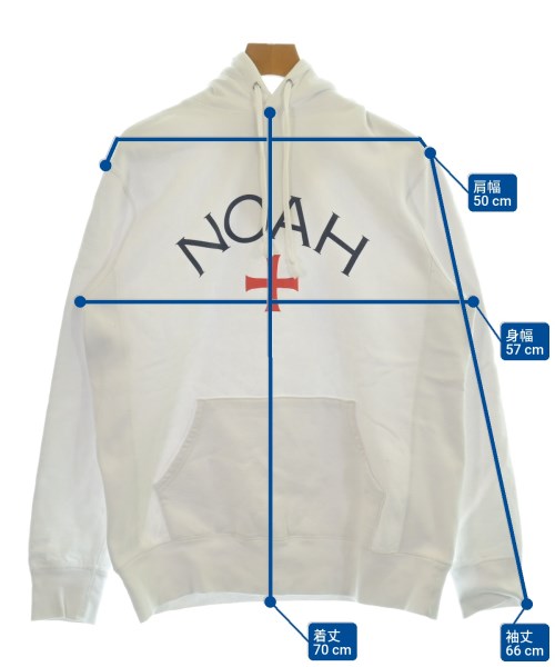 Noah（ノア）パーカー 白 サイズ:L メンズ/2200657722043