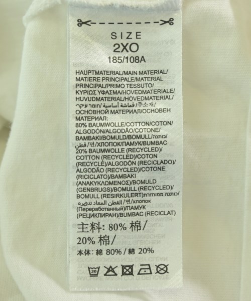 Noah（ノア）Tシャツ・カットソー 白 サイズ:2XO(XXXL位) メンズ/2200716158028