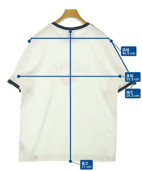Noah（ノア）Tシャツ・カットソー 白 サイズ:2XO(XXXL位) メンズ/2200716158028