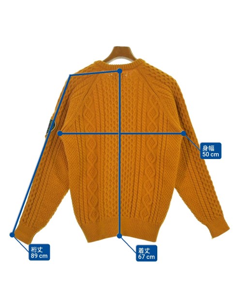 Noah（ノア）ニット・セーター 黄 サイズ:S メンズ/2200648653011