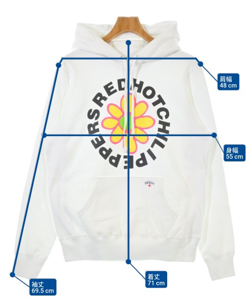 Noah（ノア）パーカー 白 サイズ:M メンズ/2200654227183