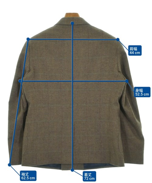 Noah（ノア）ジャケット 茶 サイズ:38(M位) メンズ/2200664555030