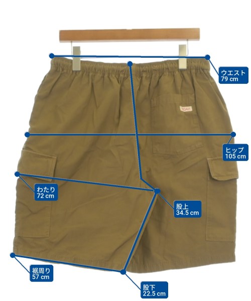 Noah（ノア）ショートパンツ ベージュ サイズ:XL メンズ/2200724196272
